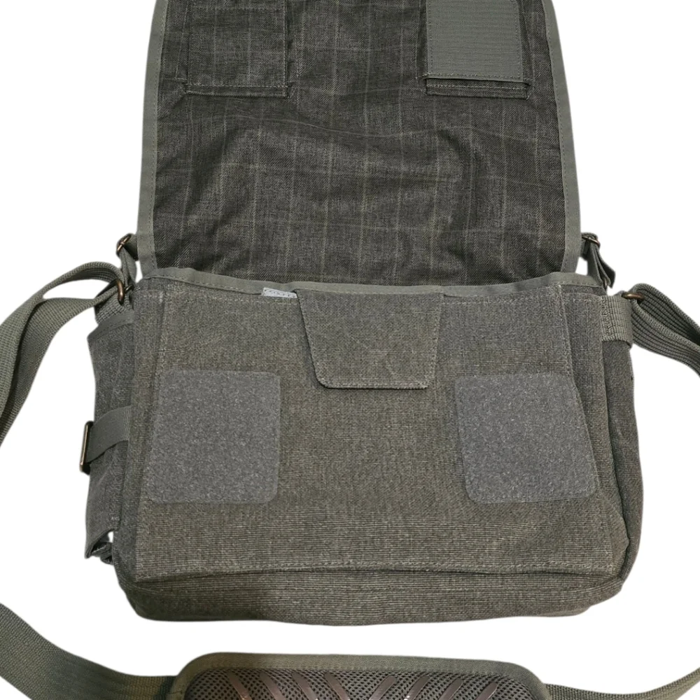 Think Tank Photo Retrospective 7M Canvas Camera Sholder Bag In Green Pine Stone.